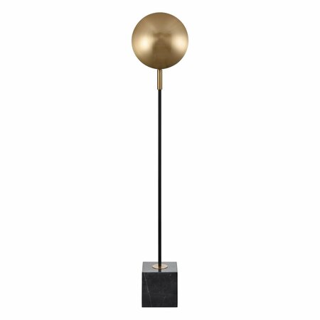ELK SIGNATURE Addy 58'' High 1-Light Floor Lamp - Aged Brass H0019-11074
